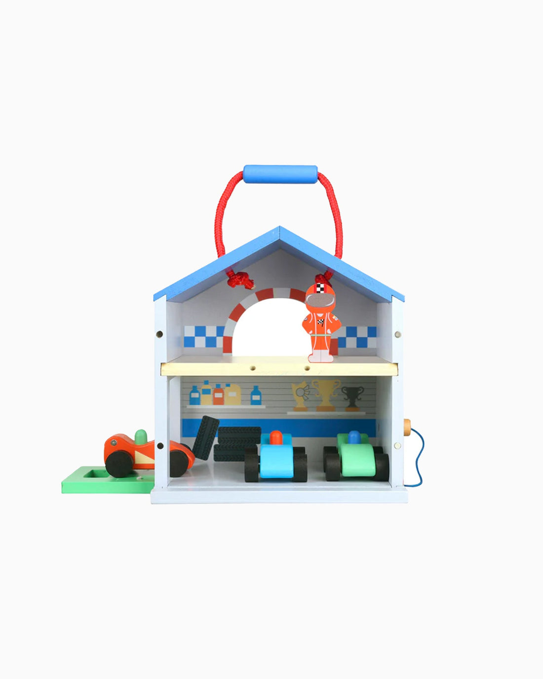 Orange Tree Toy Racing Track Play Set