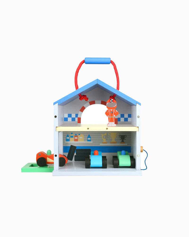 Orange Tree Toy Racing Track Play Set