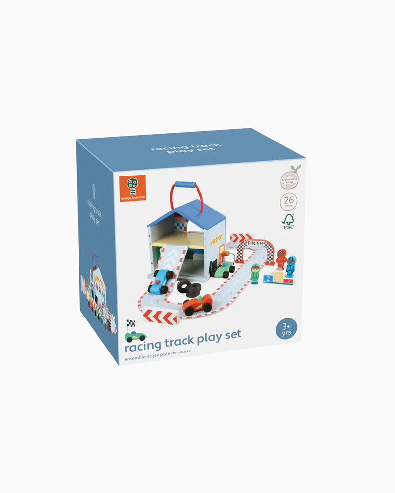 Orange Tree Toy Racing Track Play Set