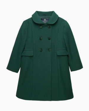 Trotters Heritage Coat Classic Coat in Bottle Green