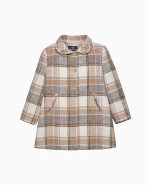 Trotters Heritage Coat Darcy Coat in Camel Check
