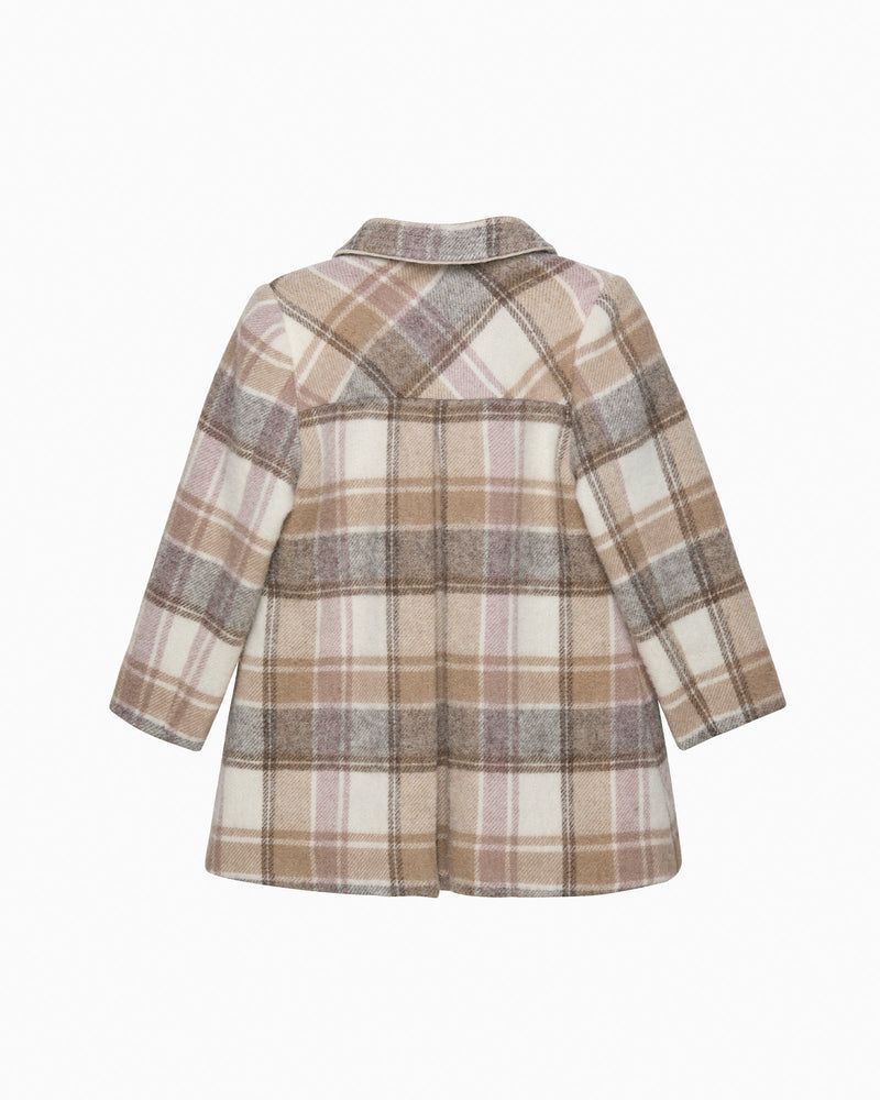 Trotters Heritage Coat Darcy Coat in Camel Check