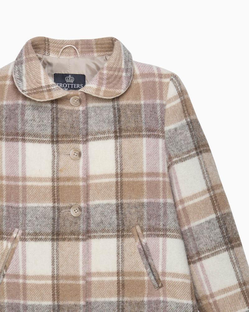 Trotters Heritage Coat Darcy Coat in Camel Check