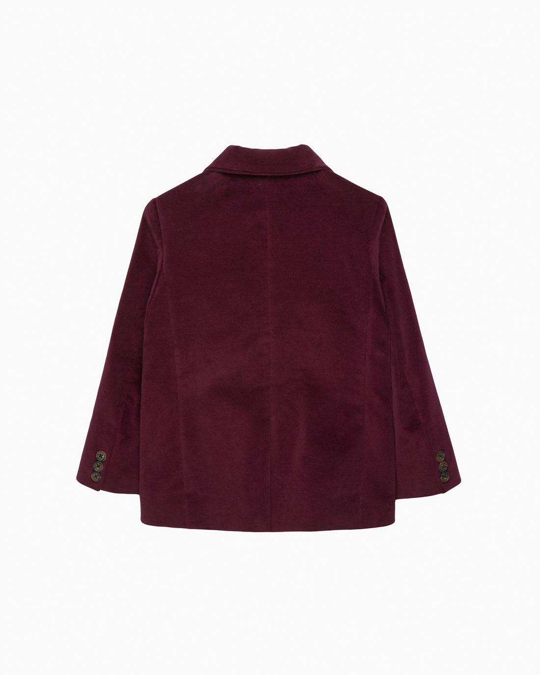 Trotters Heritage Blazer Hamish Velvet Blazer in Claret