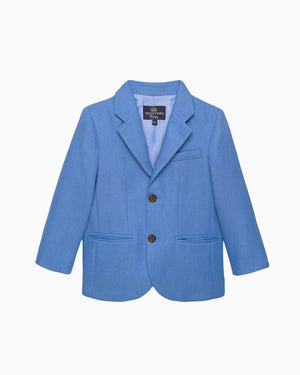 Trotters Heritage Blazer Sebastian Blazer in Blue Linen