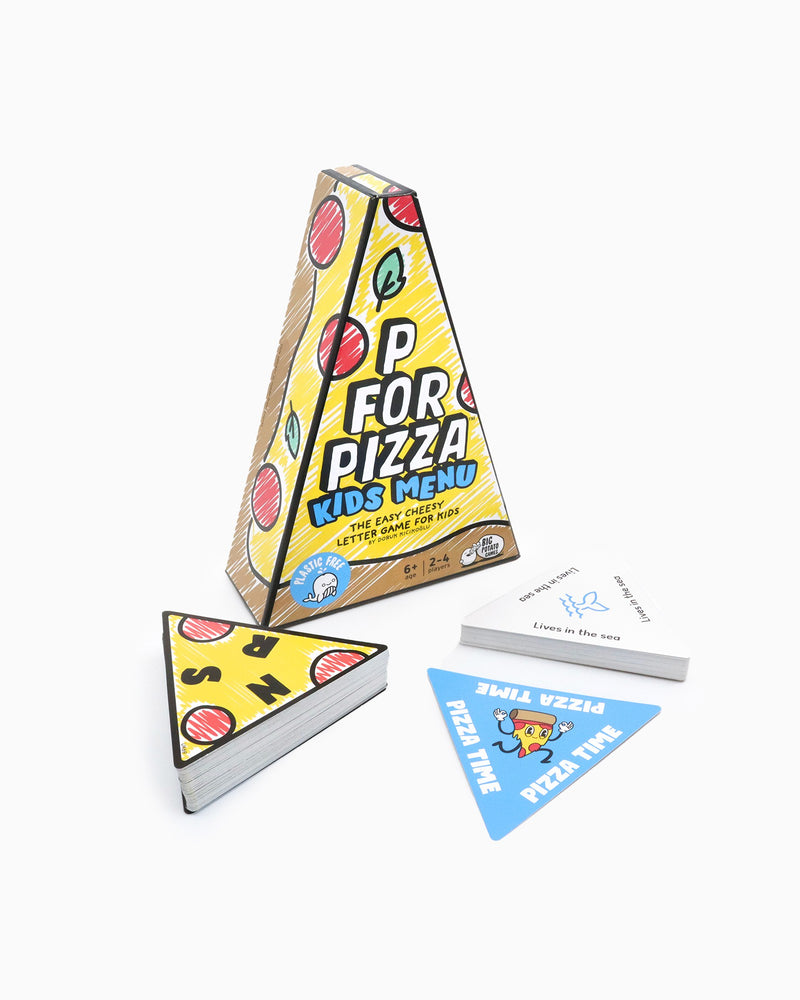 Big Potato Puzzles & Games P for Pizza Kids Menu