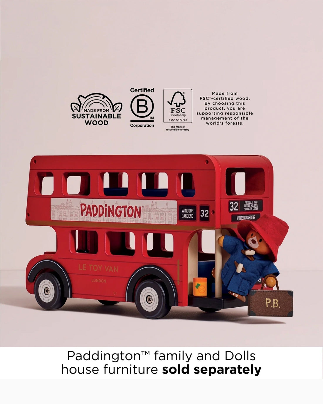 Le Toy Van Toy Vehicles Le Toy Van Paddington London Bus