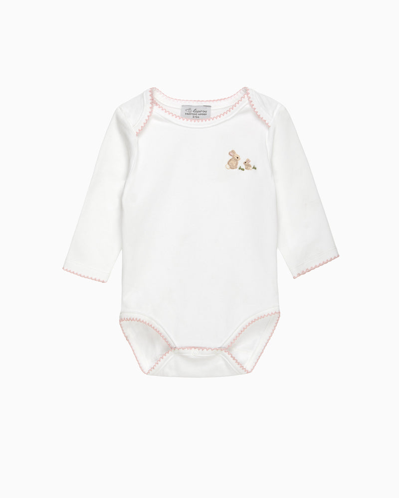 Lapinou Body Baby Bunny Embroidered Envelope Body