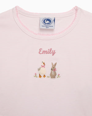 Original Pyjama Company Nightwear Duck & Bunny Jersey Pyjamas