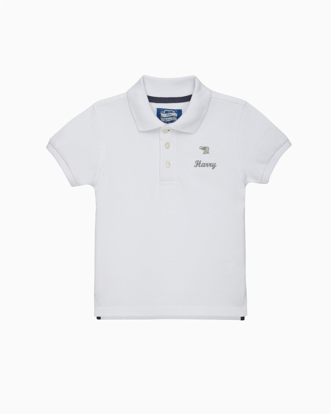 Thomas Brown Polo Harry Piqué Polo in White
