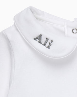 Thomas Brown Body Baby Long Sleeved Milo Body in White