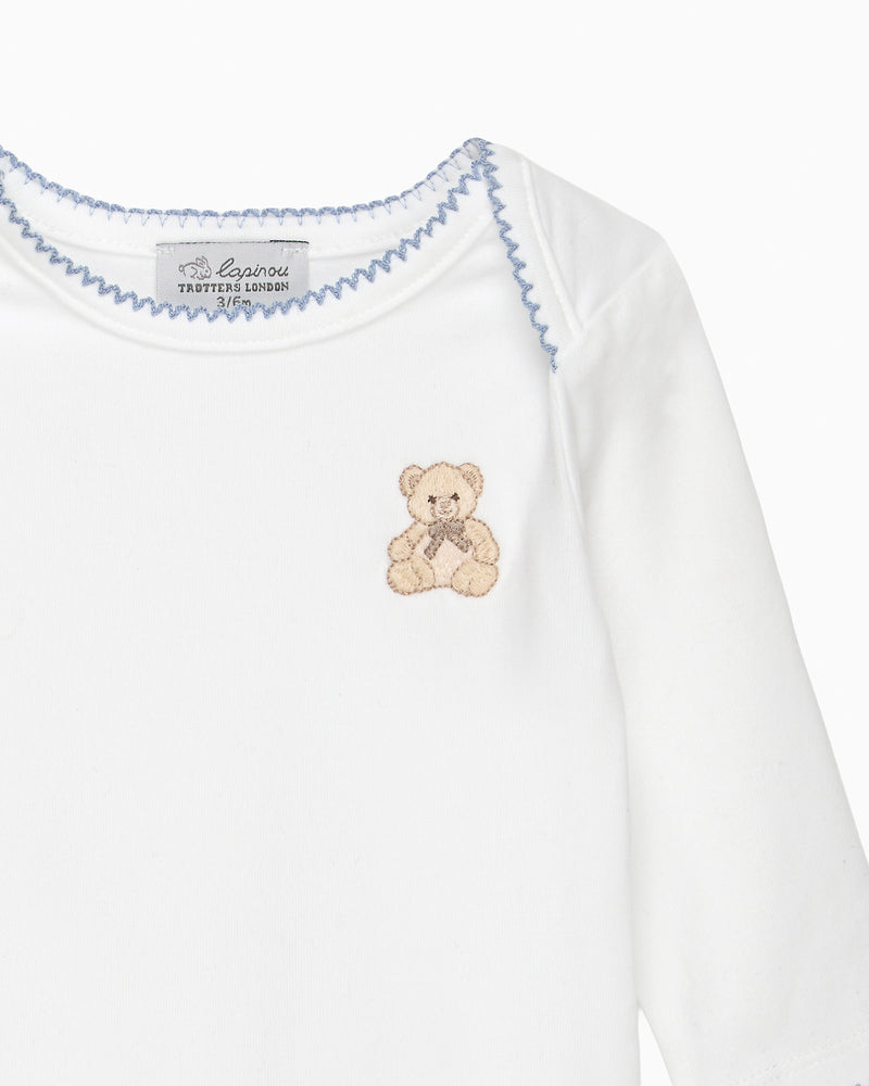 Lapinou Body Baby Teddy Embroidered Envelope Body