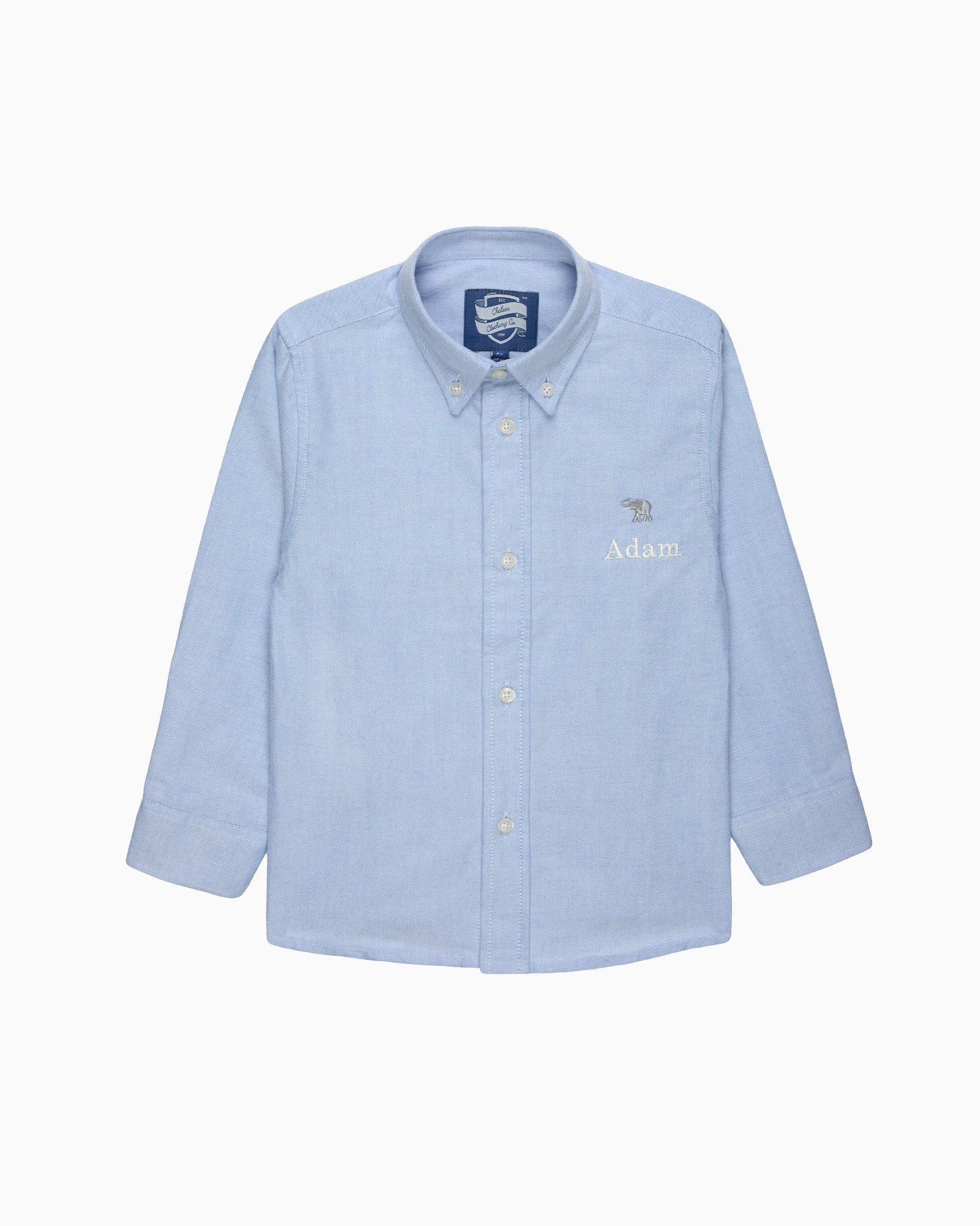 Thomas Shirt Blue Oxford | Trotters London – Trotters Childrenswear