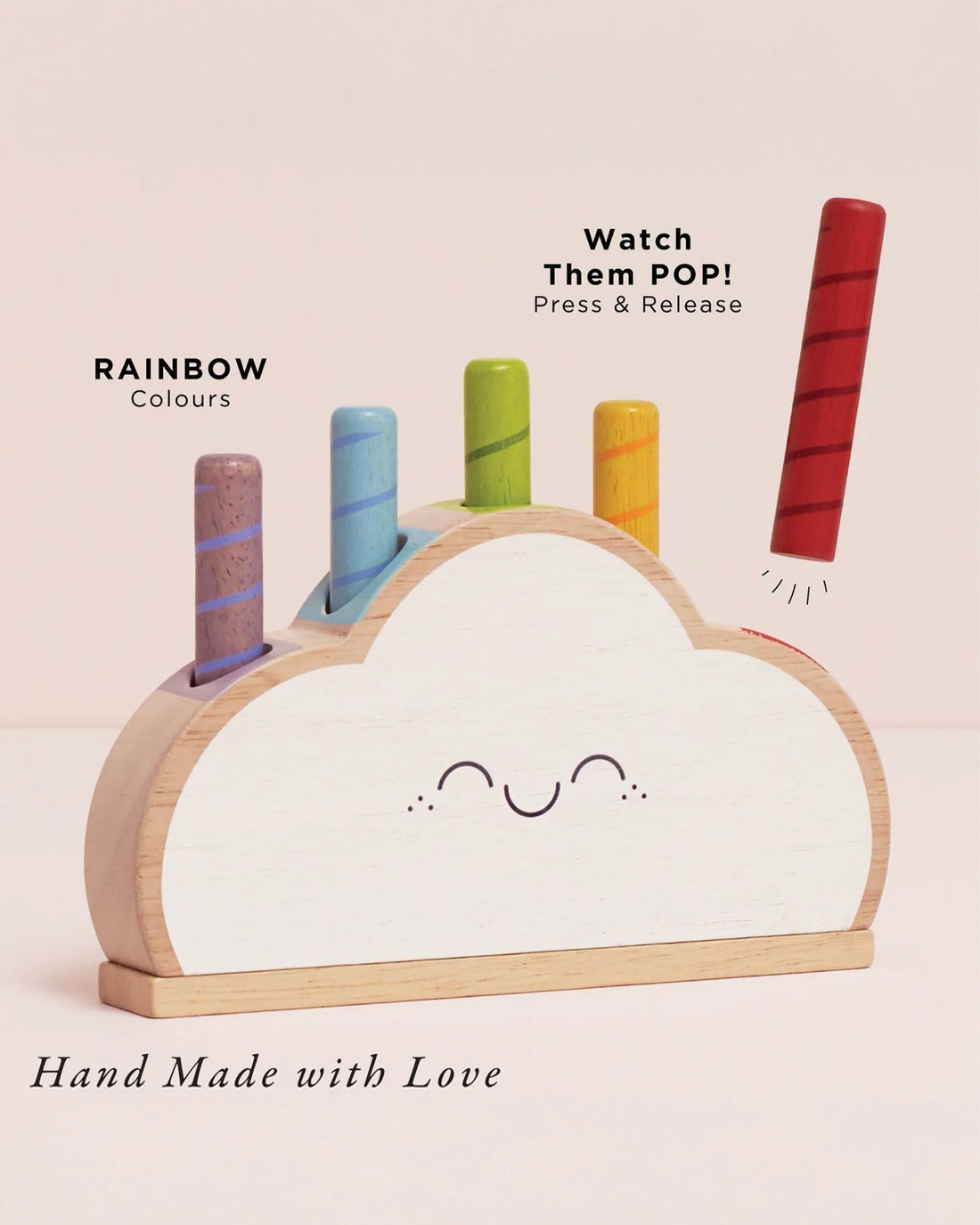 Le Toy Van Toy Le Toy Van Rainbow Cloud Pop Up Toy