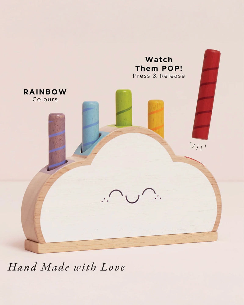 Le Toy Van Toy Le Toy Van Rainbow Cloud Pop Up Toy