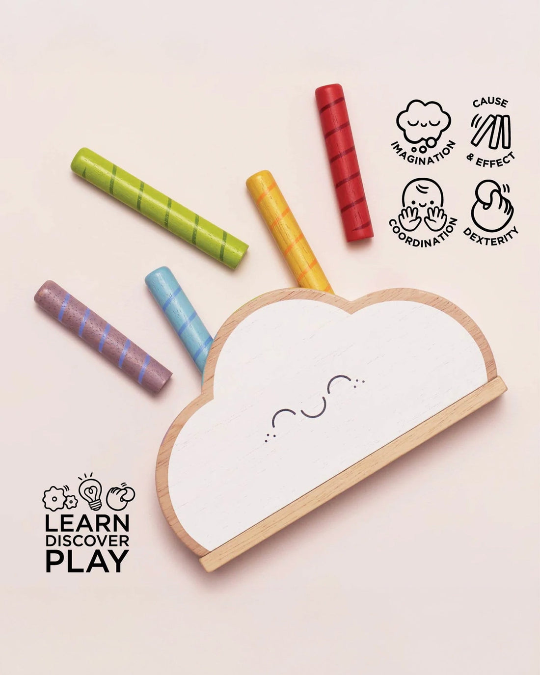 Le Toy Van Toy Le Toy Van Rainbow Cloud Pop Up Toy