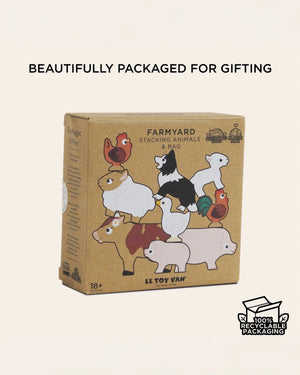 Le Toy Van Toy Le Toy Van Farmyard Animal Stacker