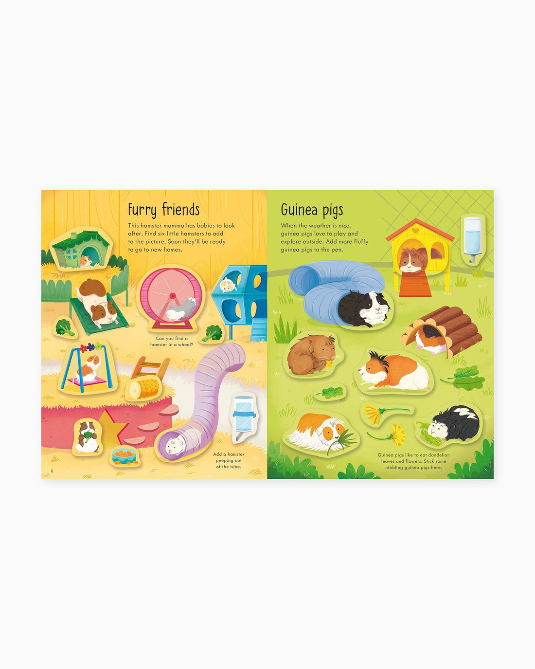 Usborne Book Usborne's First Sticker Book Pets