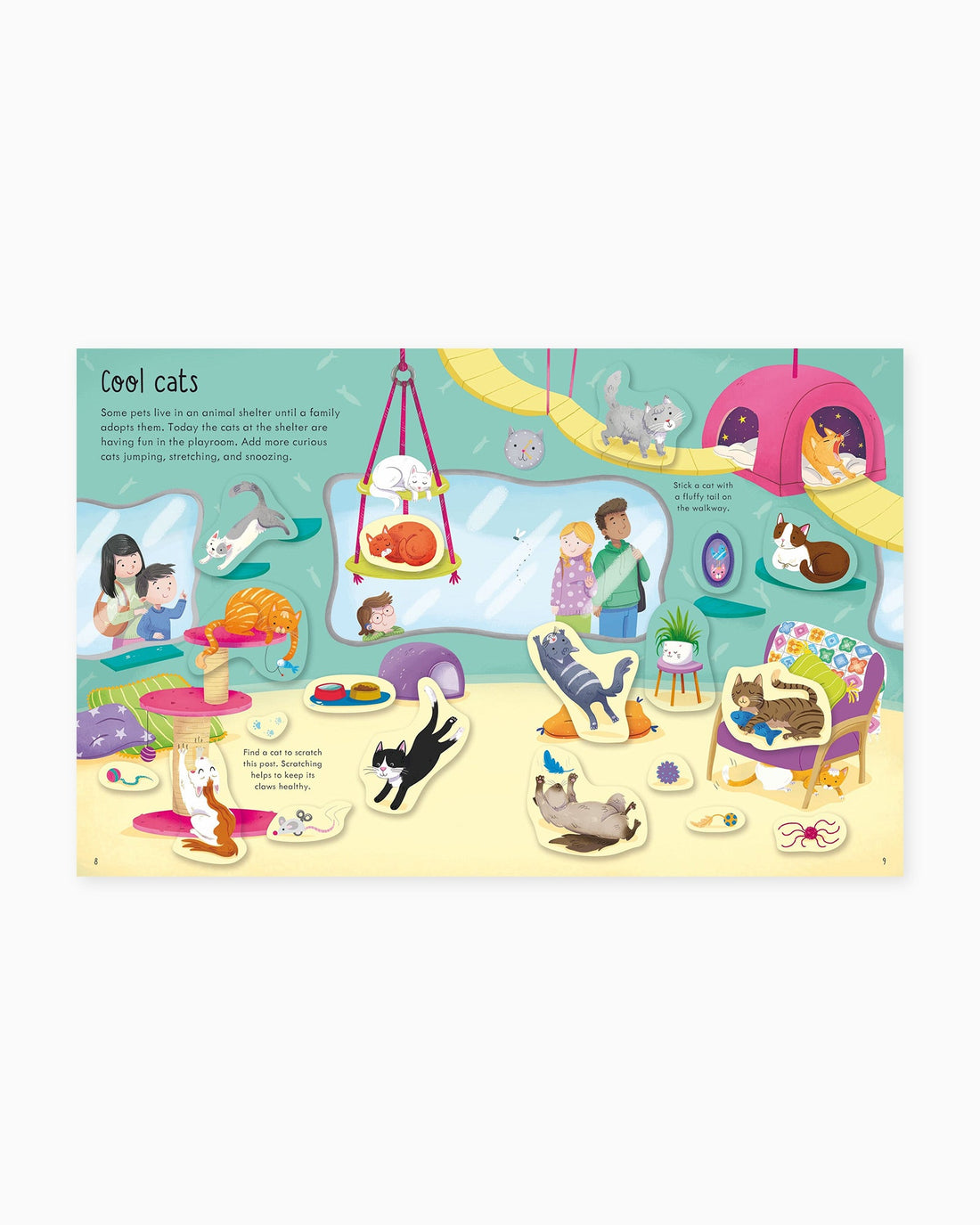 Usborne Book Usborne's First Sticker Book Pets