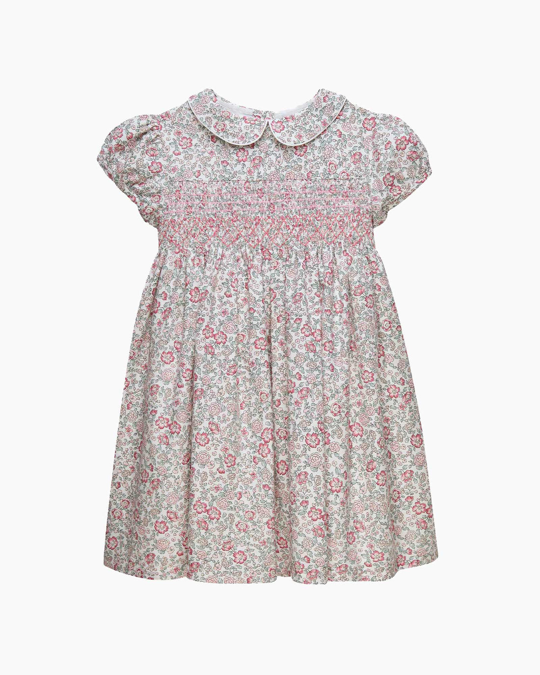 Confiture Dress Arabella Floral Smocked Dress in Pink