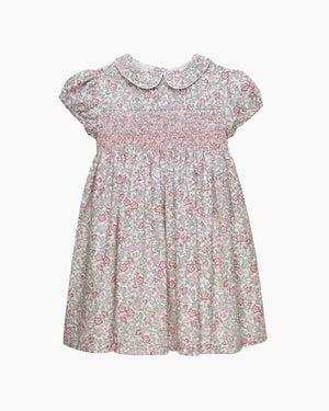 Confiture Dress Arabella Floral Smocked Dress in Pink