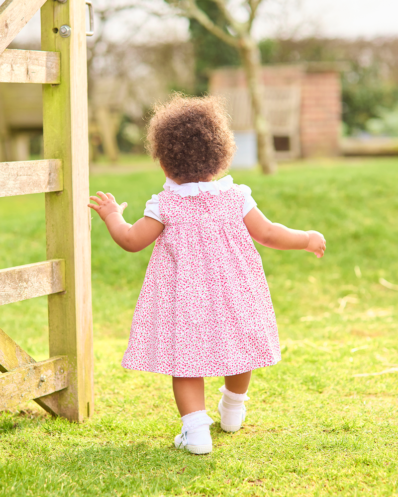 Confiture Dress Baby Cherry Smocked Duck Dress