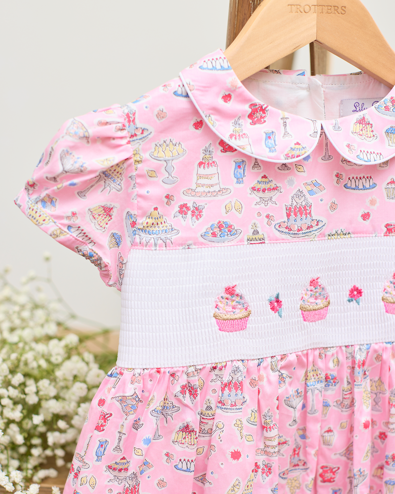 Lily Rose Dress High Tea Smocked Dress