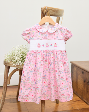 Lily Rose Dress High Tea Smocked Dress