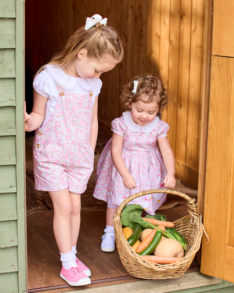 Confiture Dress Baby Duck Dress in Pink Floral