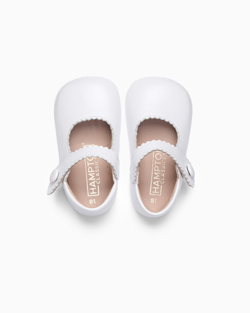 My First Hampton Classics Pre-Walkers My First Hampton Classics Ava Pre-Walkers in White