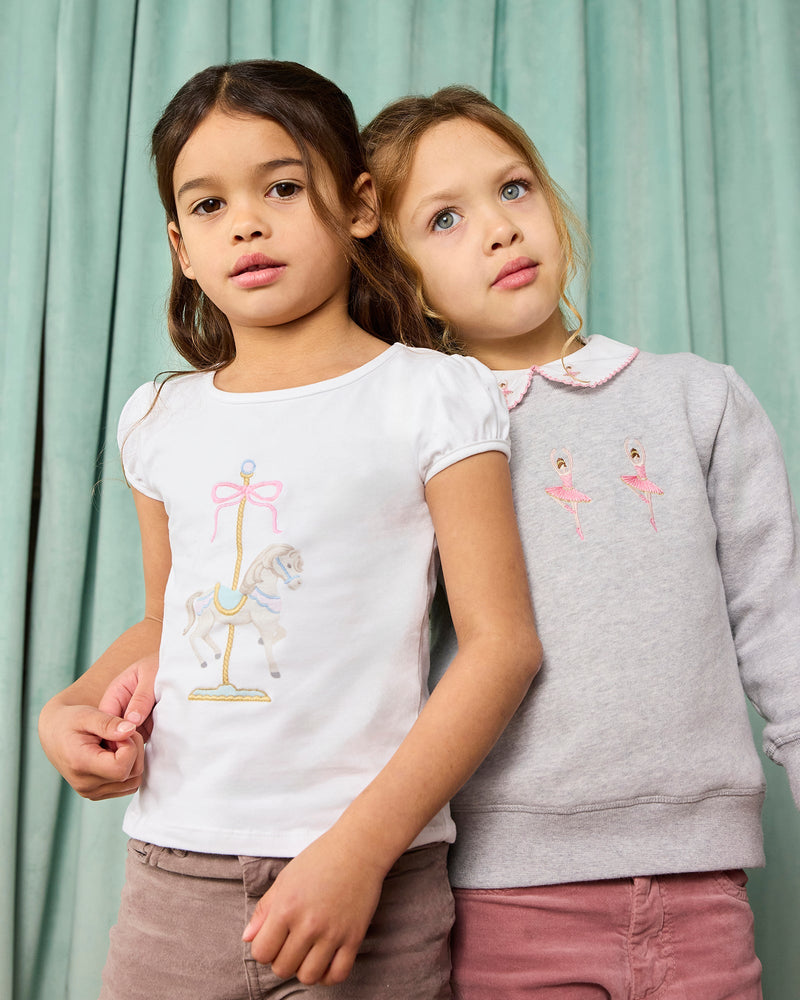 Confiture Top Carousel Horse Jersey Top