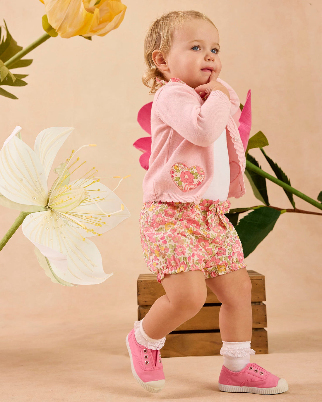Lily Rose Bloomers Baby Peach Sparkle Betsy Bloomers