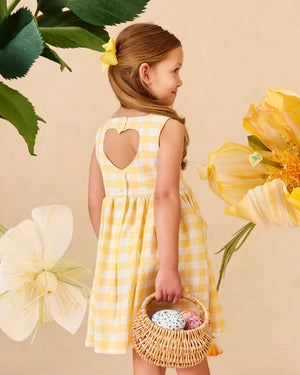 Confiture Dress Valentina Heart Dress in Yellow