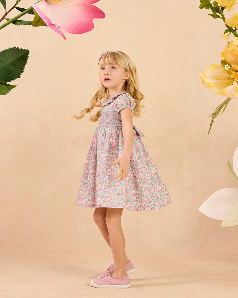 Lily Rose Dress Dahlia Smocked Dress