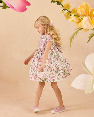 Lily Rose Dress Carline Rose Smocked Dress
