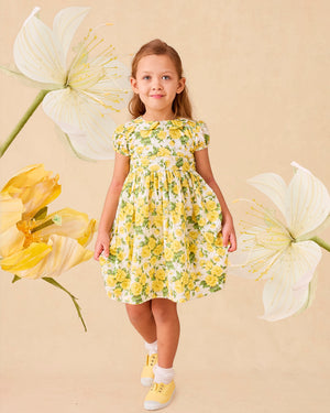 Lily Rose Dress Carline Rose Dress Yellow
