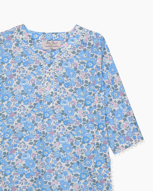 Lily Rose Kaftan Betsy Bobble Trim Kaftan