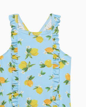 Hampton Swim Swimsuit Frill Swimsuit in Lemon