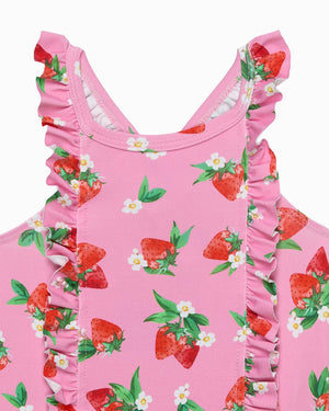 Hampton Swim Swimsuit Baby Frill Swimsuit in Strawberry