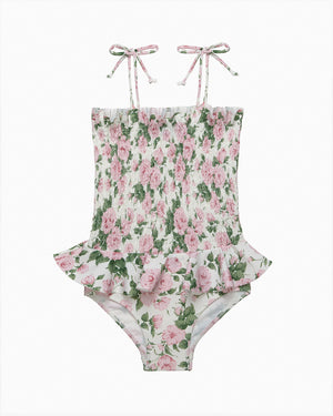 Hampton Swim Swimsuit Ruched Swimsuit in Carline