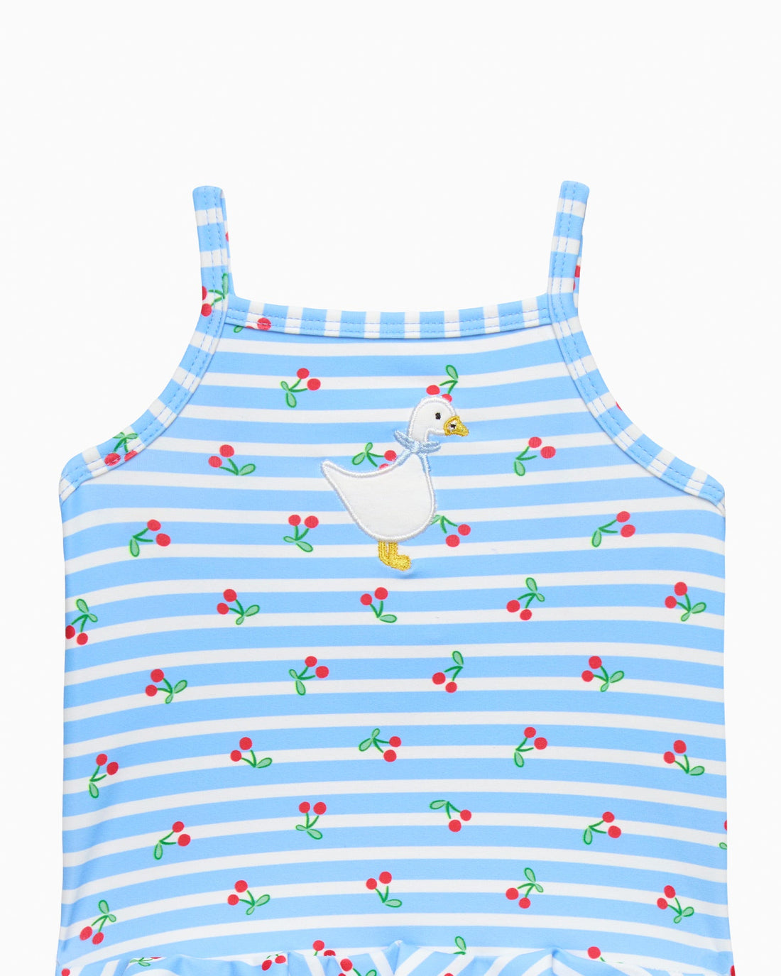 Hampton Swim Swimsuit Baby Cherry Stripe Duck Swimsuit in Blue