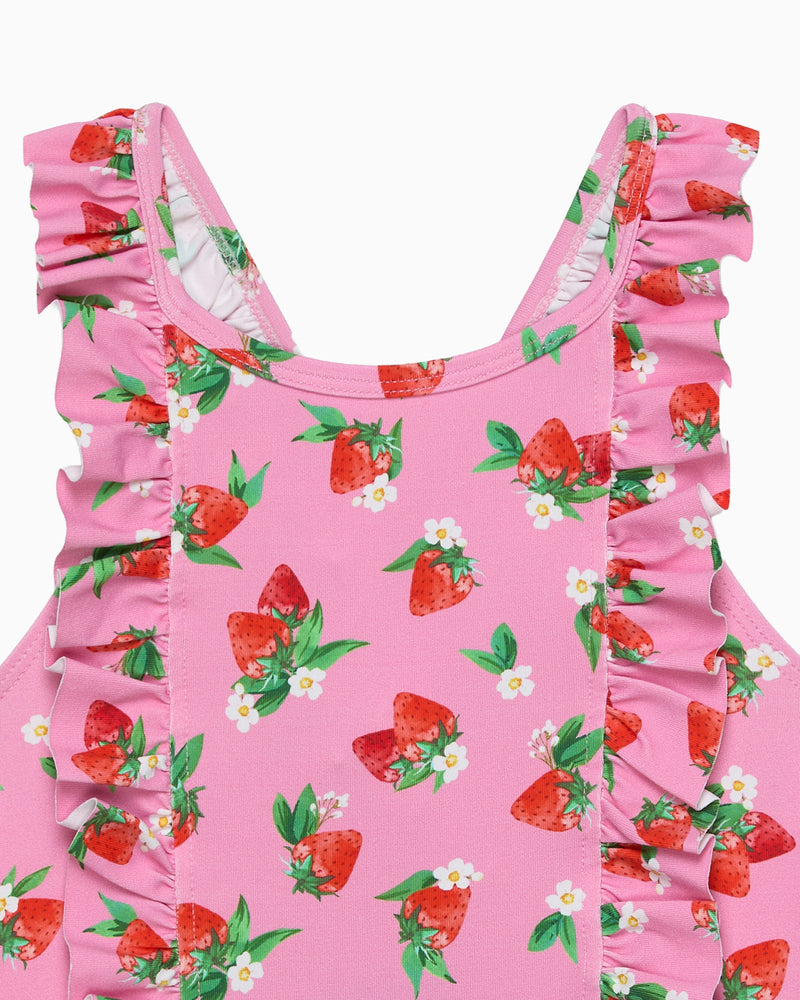 Hampton Swim Swimsuit Frill Swimsuit in Strawberry