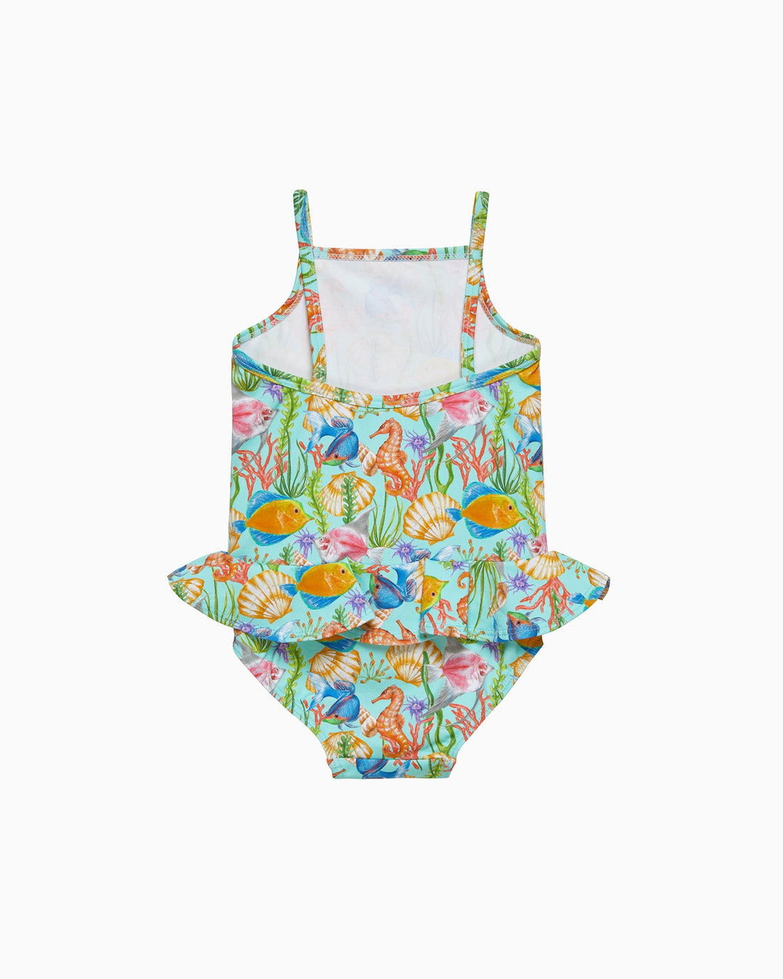 Hamptons Swim Swimsuit Baby Peplum Swimsuit in Tropical