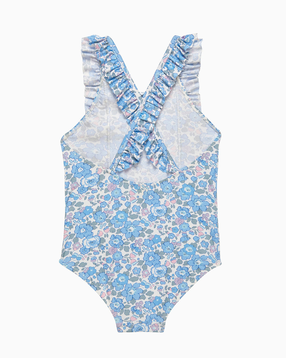 Hampton Swim Swimsuit Frill Swimsuit in Blue Betsy