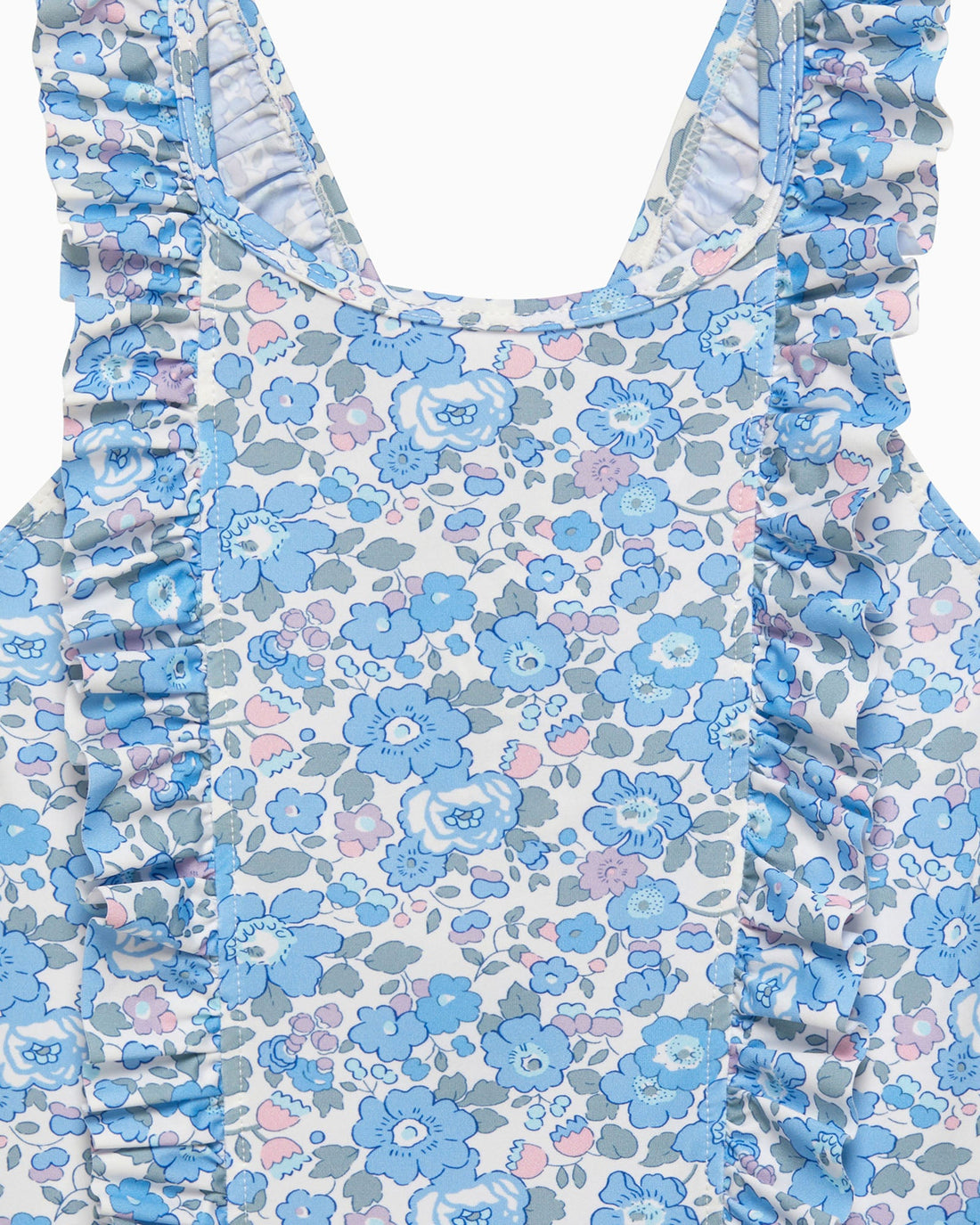Hampton Swim Swimsuit Frill Swimsuit in Blue Betsy