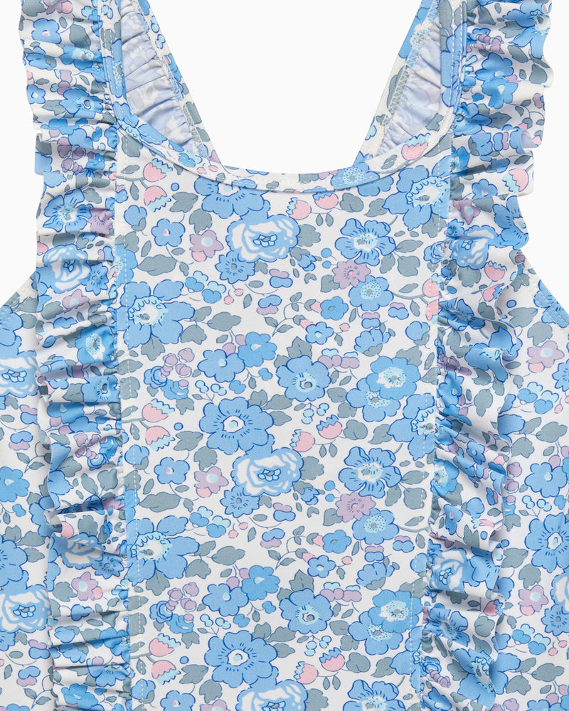 Hampton Swim Swimsuit Frill Swimsuit in Blue Betsy