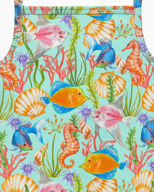 Hamptons Swim Swimsuit Peplum Swimsuit in Tropical