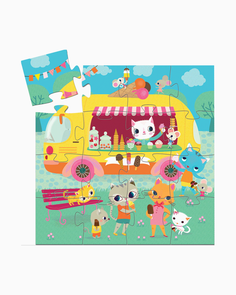 Djeco Toy Djeco Ice Cream Puzzle 16pc