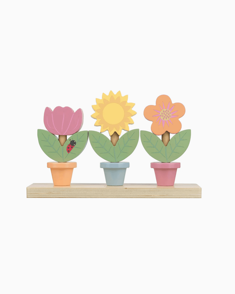 Orange Tree Toys Toy Stacking Flower Pots
