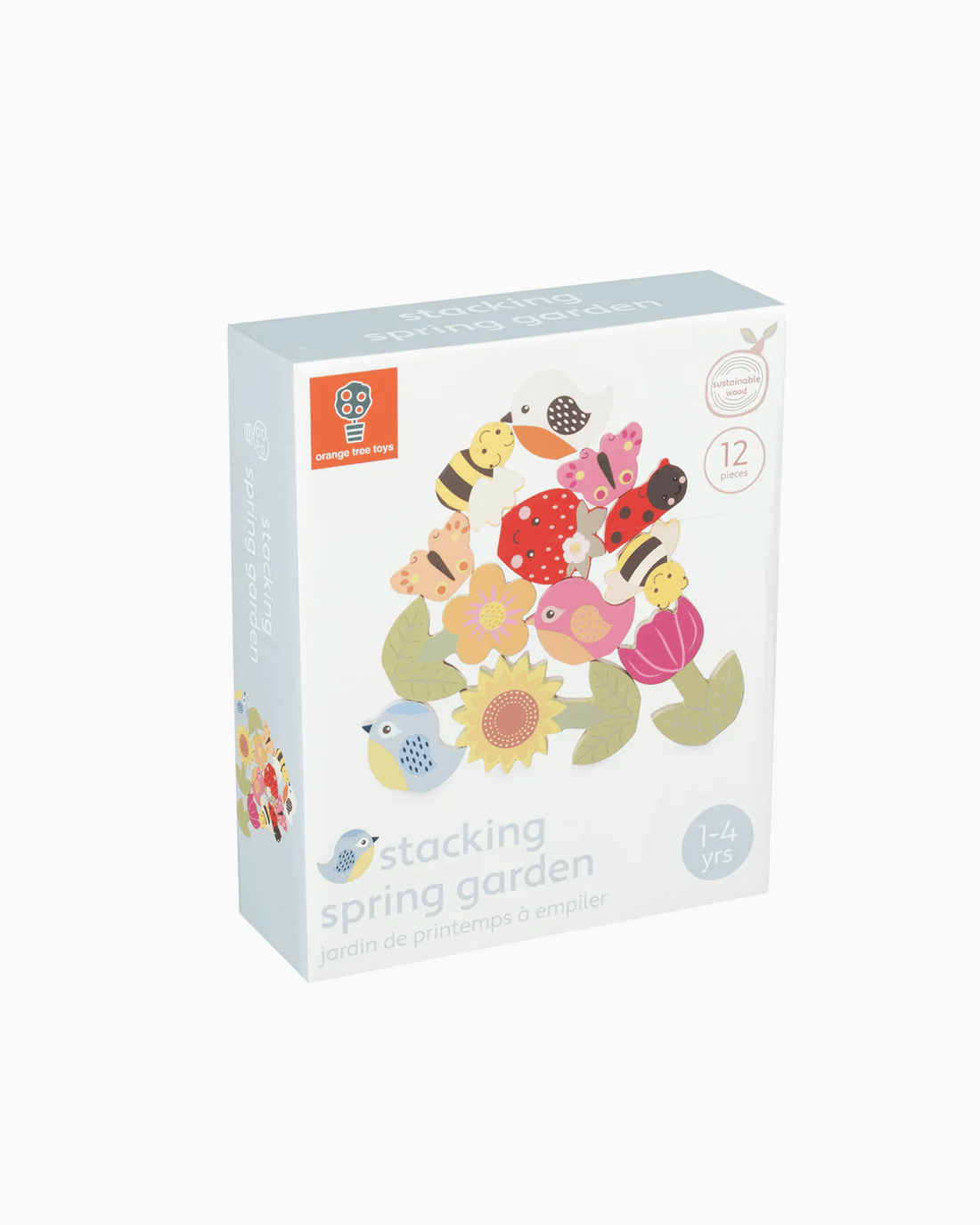 Orange Tree Toys Toy Stacking Spring Garden